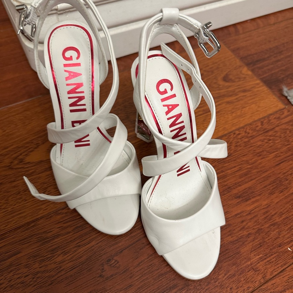 Gianni Bini Elegant White Heels